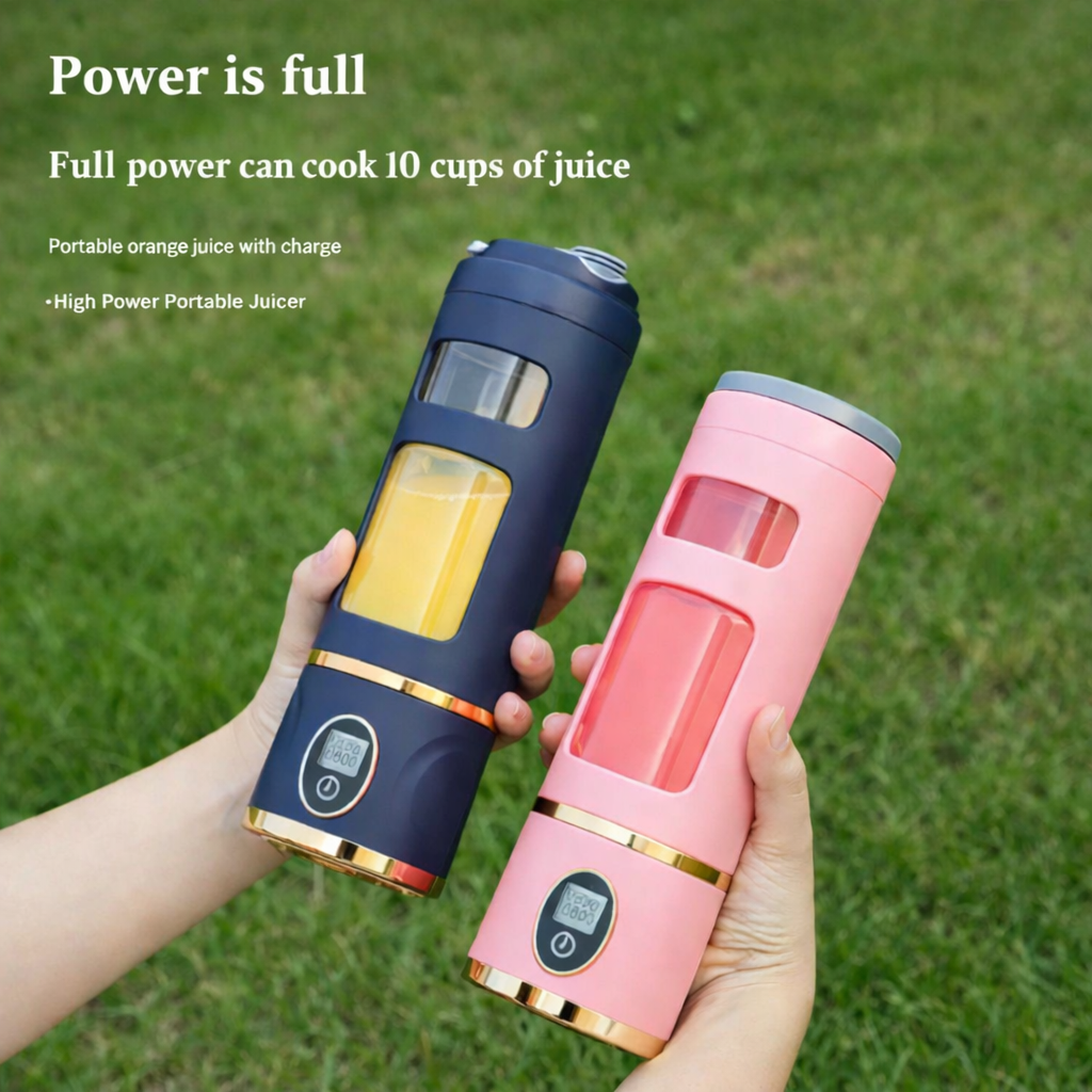Portable Mini Juice Blender – Rechargeable, BPA Free & Extra Large Capacity
