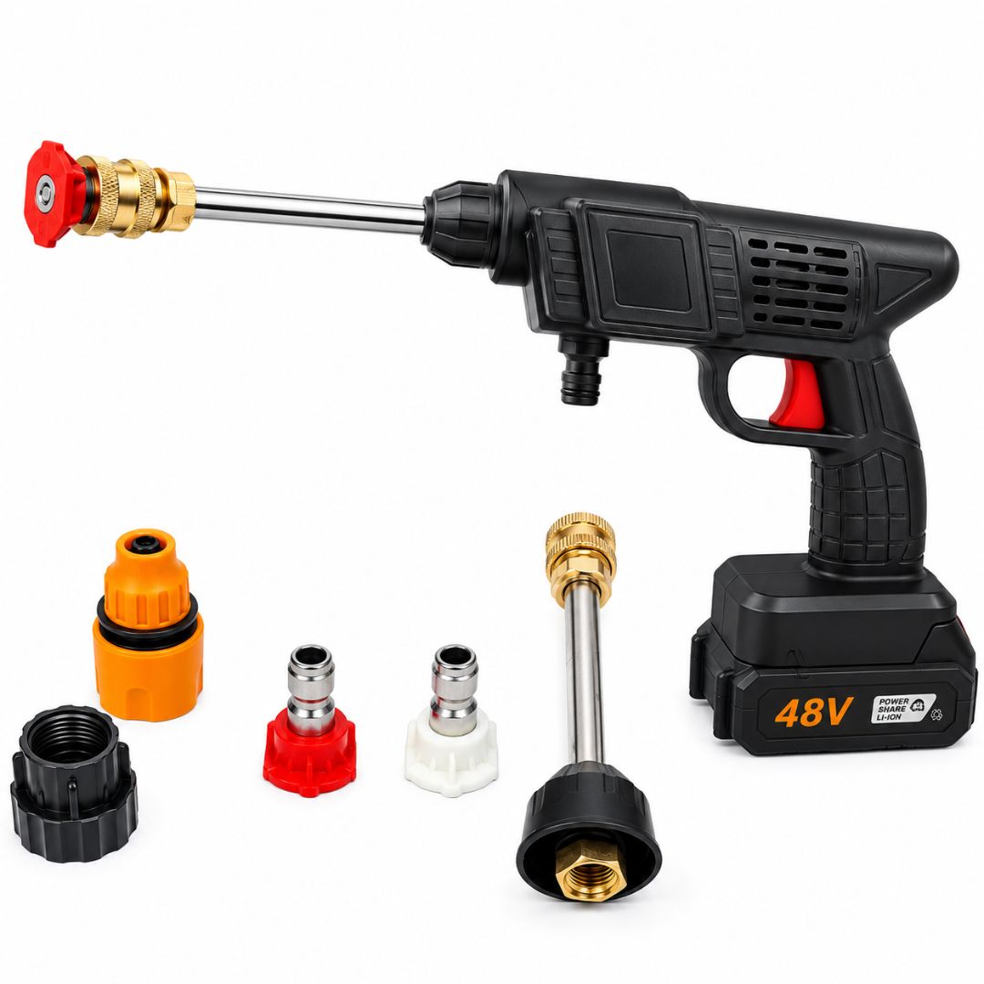 48V Cordless Water Pressure Gun – Wireless Car Washer for Car, Bike & Home