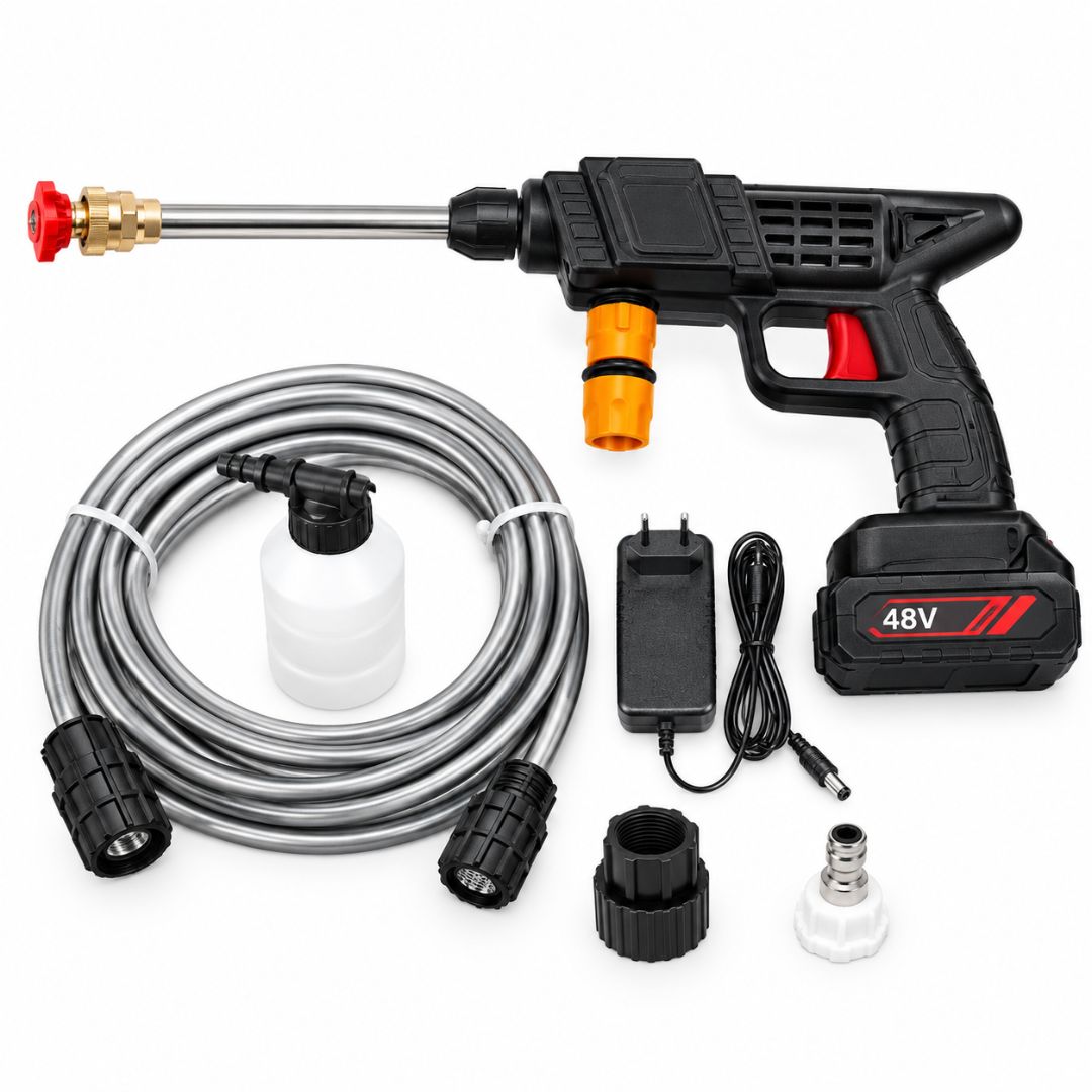 48V Cordless Water Pressure Gun – Wireless Car Washer for Car, Bike & Home