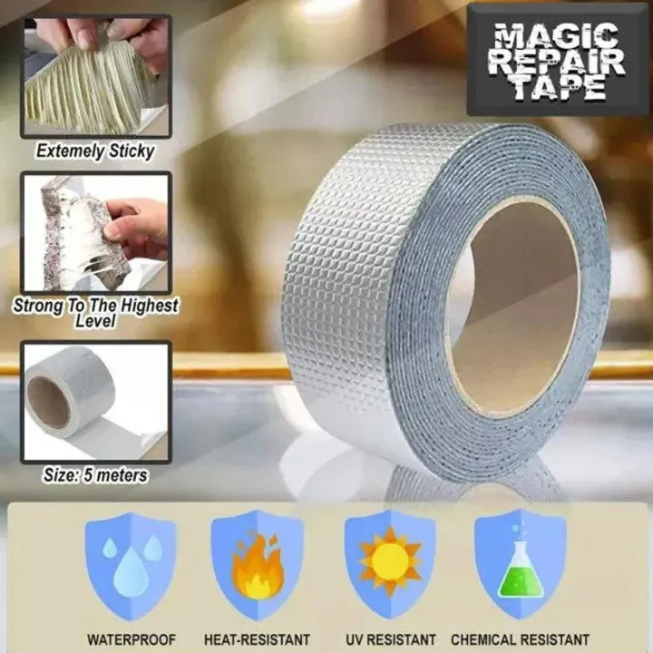 Instant Leak Stop Waterproof Tape – Fast Pipe & Roof Repair Seal