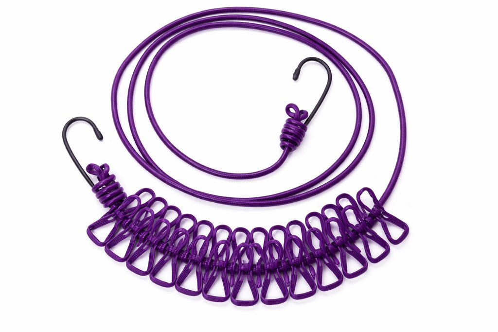 Rope With Clips | Hanging Line for Clothes, Socks & Baby Wear
