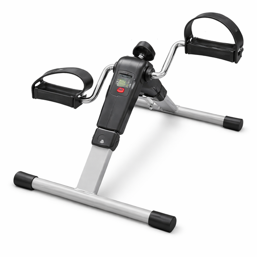 Mini Exercise Bike Pedal Cycle with Digital Meter – Portable Under Desk Bike for Arm & Leg Workout, Adjustable Resistance Fitness Machine