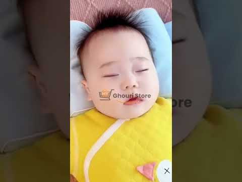 Stylish Baby Head Support Pillow – Anti-Roll & Breathable Infant Cushion