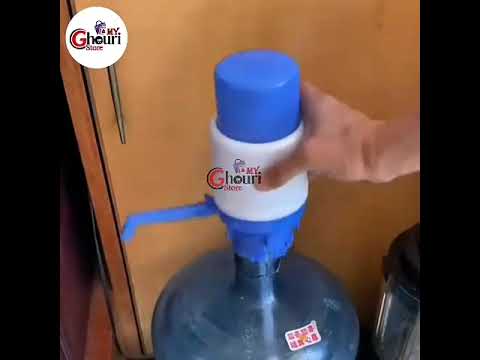 Manual Water Pump Dispenser for 19L Bottles – Hand Press Drinking Water Pump, BPA-Free, Leak-Proof, Portable Water Dispenser for Home & Office