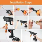 Portable High Pressure Car Washing Gun - Image 2