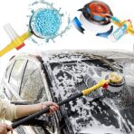 Long Handle Rotating Car Wash Brush with Soap Dispenser