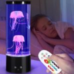 USB Jellyfish Aquarium LED Table Lamp - Image 3