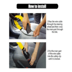 Steering Wheel Lock Cable – Car Anti Theft Lock - Image 5